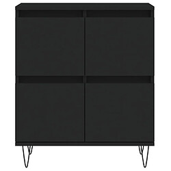 Acheter vidaXL Buffet Noir 60x35x70 cm Bois d'ingénierie