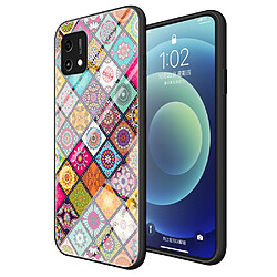 Coque en TPU anti-rayures avec béquille et lanière Motif de couleur pour votre Oppo A16K