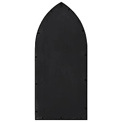 Avis vidaXL Miroir Noir 100x45 cm Fer pour utilisation à l'intérieur