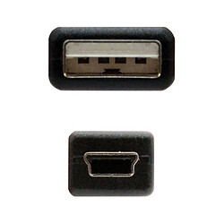 Totalcadeau Câble USB vers Mini USB Noir (1 M) pas cher