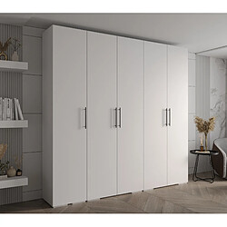 Abiks Meble Armoire Inova 3 À Portes Battantes 236,7/250/47 5 Portes (bianco/nero)