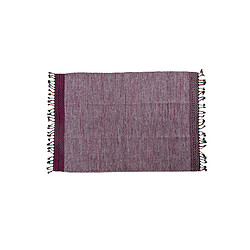 Alter Tapis moderne Dallas, style kilim, 100% coton, rose, 110x60cm