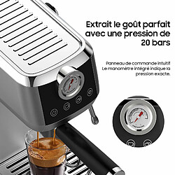 Acheter Iceagle Machine à Café Semi-Automatique CM1665B 1350W, 20 Bar cafetiere filtre 1,3 L