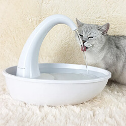 Universal 2.34L Automatic Pet Cat Water Distributor Shape Swan Flux Regulable Static Cat and Dog Drinking Water Fountain Feeding Bowl | Fournitures d'alimentation et d'arrosage pour chats