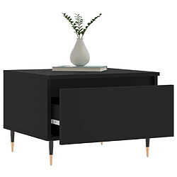 Acheter Maison Chic Table basse,Table Console Table d'appoint, Table pour salon noir 50x46x35 cm bois d'ingénierie -MN37336