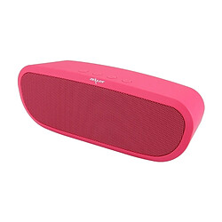 Avis Wewoo Enceinte Bluetooth d'intérieur Magenta pour iPhone & iPad, Assistance technique téléphonique mains libres Transmission sans fil & Radio FM & Carte TF & Port USB & Audio 3,5 mm Haut-parleur sans multifonction portable