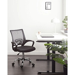 Beliani Chaise de bureau Noir SOLID