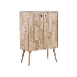 Beliani Commode 2 portes en bois clair CHANDLER