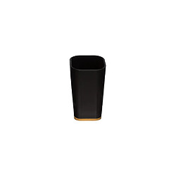 Ac-Deco Distributeur de savon - L 7,3 cm x P 7,5 cm x H 17,5 cm - Natureo - Noir