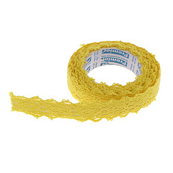 2 bordures de ruban adhésif en Washi de dentelle de tissu de verges 15mm vert de mariage