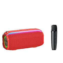 Yonis Enceinte Bluetooth Portable 20W Son HD Design Unique Autonomie 6H Micro Intégré