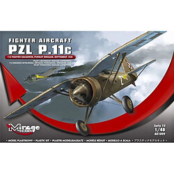 Fighter Aircraft PZL P.11c - 1:48e - Mirage Hobby