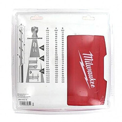 Coffret de 25 forets métaux MILWAUKEE HSS-G THUNDERWEB 4932352376