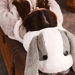 Acheter Universal Grandes oreilles longues fourrure de lapin peluche animal jouet peluche lapin peluche bébé enfant jouet de sommeil cadeau d'anniversaire coussin 55 cm | Peluche oreiller