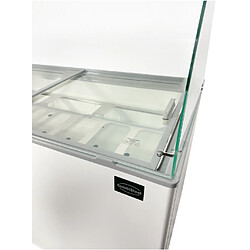 Acheter Vitrine à Glace 10 x 5 litres Tenerife Blanche - Combisteel