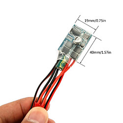 Avis Contrôleur De Vitesse électrique Brossé 30A ESC De Frein Pour Bricolage Mini RC Voiture Ou Bateau+Récepteur X6F De L'émetteur De Contrôleur Radio 2.4Ghz 4 Canaux X4 Pour Voiture / Réservoir RC