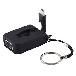 Acheter Wewoo S-1616 Mini adaptateur VGA vers USB-C / Type-C avec boucle noir