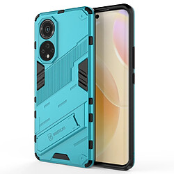 Coque en TPU anti-rayures avec béquille bleu clair pour votre Huawei nova 9/Honor 50