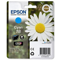 Epson Cartouche d'encre Couleur - C13T18024020 - Cyan 