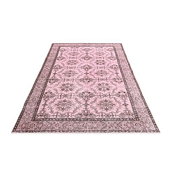 Avis Vidal Tapis de laine 257x152 Violet Ultra Vintage