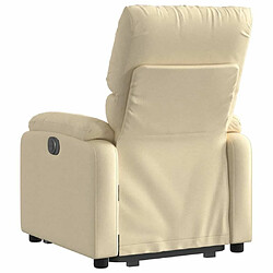 Acheter Maison Chic Fauteuil Relax pour salon, Fauteuil inclinable électrique crème tissu -GKD22555