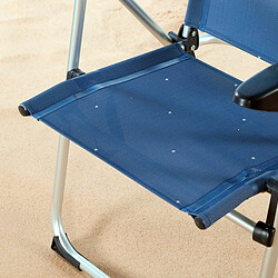 Avis Chaise de Plage Aktive Blue marine 47 x 108 x 59 cm (2 Unités)