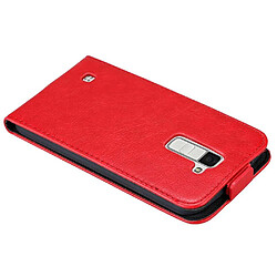 Acheter Cadorabo Coque LG K10 2016 Etui en Rouge