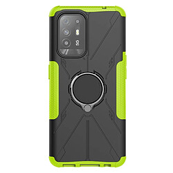 Coque en TPU anti-chute, antichoc avec béquille pour votre Oppo Reno5 Z/F9 (F9 Pro) - vert