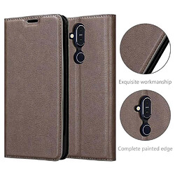 Cadorabo Coque Nokia 7.1 PLUS / X7 Etui en Brun pas cher