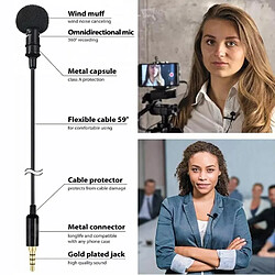 Avis Yonis Microphone Omnidirectionnel Portable Haute Qualité