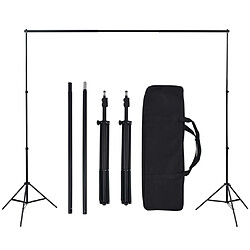 vidaXL Kit de studio photo avec toile de fond et boîte à lumière pas cher