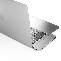 HUB USB-C HyperDrive Pro 8 en 2 para MacBook Plata