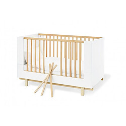 Pinolino Ensemble Economique Boks 2 pièces lit de bébé évolutif commode à langer extra large