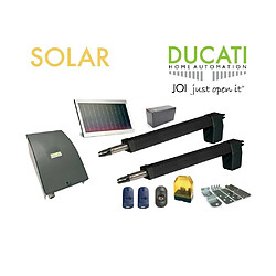 HC812-300 SOLAIRE automatisme kit motorisation - DUCATI HOME-AUTOMATION - Automatisme de Portail - Longueur de course 300mm