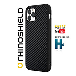 RhinoShield Coque Compatible avec [iPhone 13 Pro] SolidSuit - Housse Fine avec Technologie Absorption des Chocs & Finition Premium - Fibre de Carbone