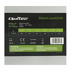 Bloc d'Alimentation Qoltec SilentLine 425 W ATX