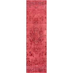 Vidal Tapis de laine 378x103 rose Vintage Royal