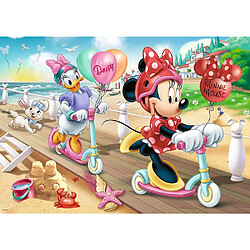 Trefl-200 Pièces pour Enfants à partir de 7 Ans Puzzles, 13262, Minnie sur la Plage Disney Minnie