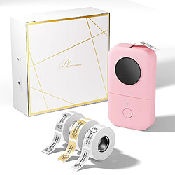 Yonis Mini Imprimante Bluetooth Portable Rose