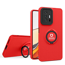 Coque en TPU antichoc avec béquille rouge/noir pour votre Xiaomi 11T/11T Pro