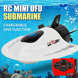 Acheter Universal RC Submarine OVNI Racing High Power Ship Remote 27MHz Kids Toys | RC Submarine(blanche)