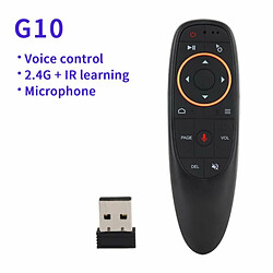 Télécommande Vocale Intelligente Sans Fil Air Fly Souris 2.4G G10 G10S Pro Gyroscope Ir Apprentissage Pour Android Tv Box G10