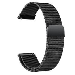 Avis Wewoo Bracelet de poignet en acier inoxydable magnétique Milanis WatchBand pour Galaxy Watch Active 20mm (Noir)