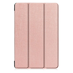 Etui en PU rose avec support tri-pliure pour votre Huawei MediaPad M6 10.8 pouces (2019)