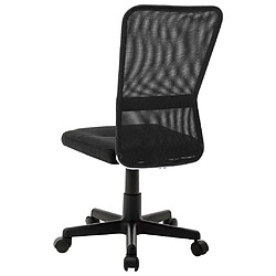 Avis Helloshop26 Chaise fauteuil siège de bureau informatique étude 44 x 52 x 100 cm tissu en maille noir 02_0024036