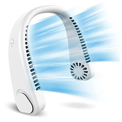 Ventilateur de Cou Portable Sans Lame (Blanc)