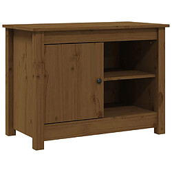 Maison Chic Meuble TV scandinave - Banc TV pour salon Marron miel 70x36,5x52 cm Bois de pin massif -MN29302