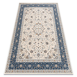 RUGSX Tapis NAIN Ornement, cadre, 7179 51613 beige bleu 120x170 cm