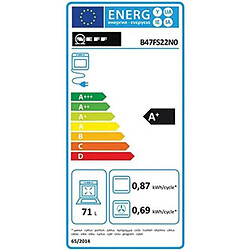 Four BRANDT B47FS22N0 gris vapeur 3600 W 250 °C