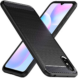 Coque brossée noire pour Xiaomi Redmi 9A 4G souple Antichoc pochette XEPTIO